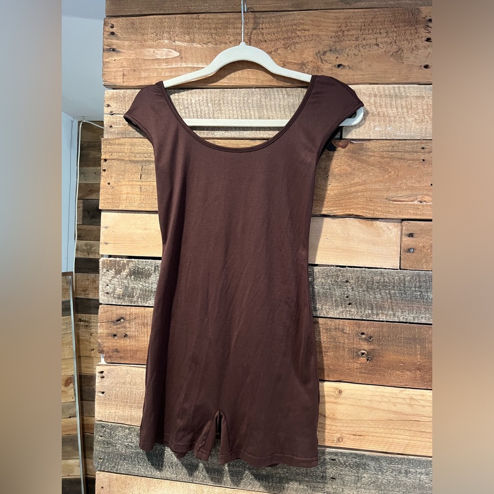 Open back romper